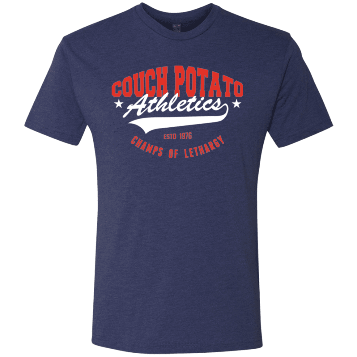 T-Shirts Vintage Navy / Small Couch Potato Men's Triblend T-Shirt