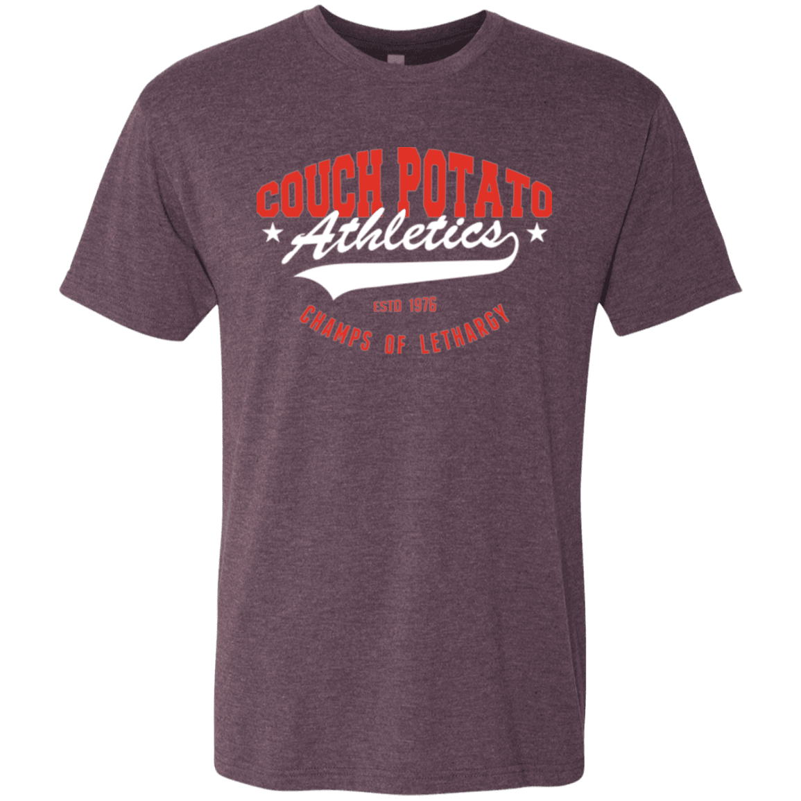 T-Shirts Vintage Purple / Small Couch Potato Men's Triblend T-Shirt
