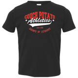 T-Shirts Black / 2T Couch Potato Toddler Premium T-Shirt