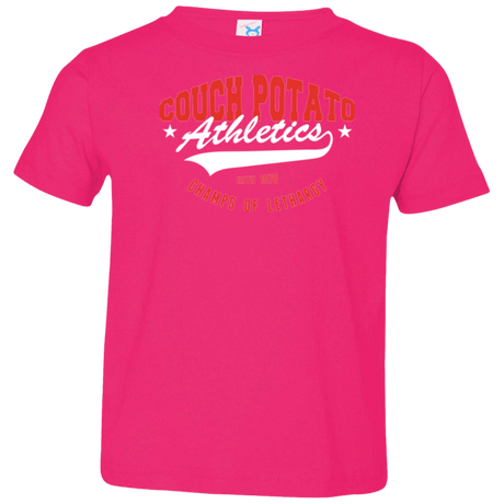 T-Shirts Hot Pink / 2T Couch Potato Toddler Premium T-Shirt