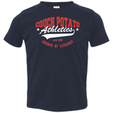 T-Shirts Navy / 2T Couch Potato Toddler Premium T-Shirt