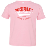 T-Shirts Pink / 2T Couch Potato Toddler Premium T-Shirt