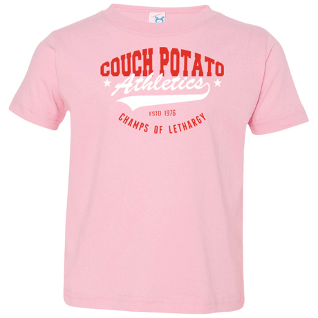 T-Shirts Pink / 2T Couch Potato Toddler Premium T-Shirt