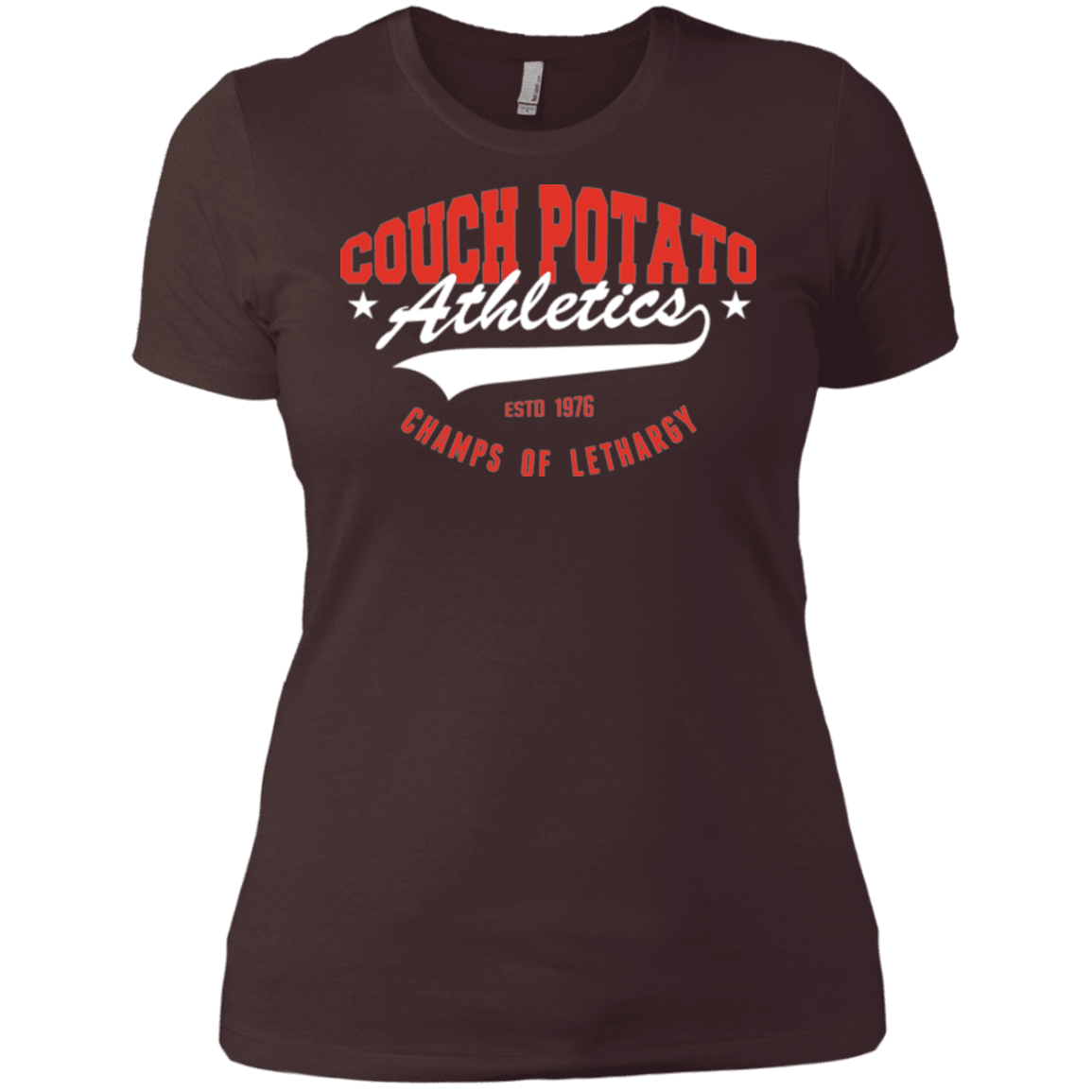 T-Shirts Dark Chocolate / X-Small Couch Potato Women's Premium T-Shirt