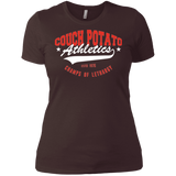 T-Shirts Dark Chocolate / X-Small Couch Potato Women's Premium T-Shirt