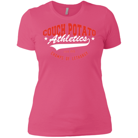 T-Shirts Hot Pink / X-Small Couch Potato Women's Premium T-Shirt