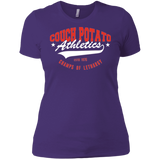 T-Shirts Purple / X-Small Couch Potato Women's Premium T-Shirt