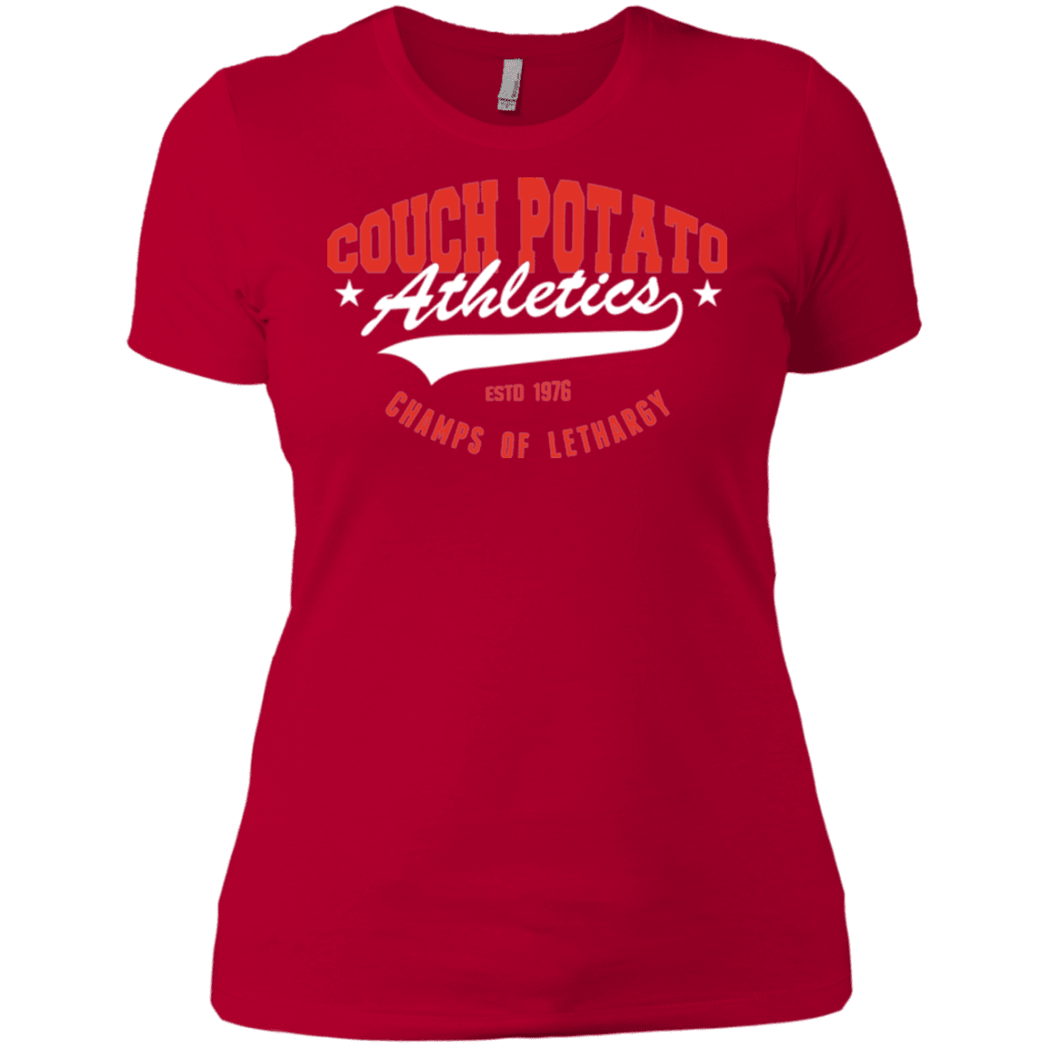 T-Shirts Red / X-Small Couch Potato Women's Premium T-Shirt