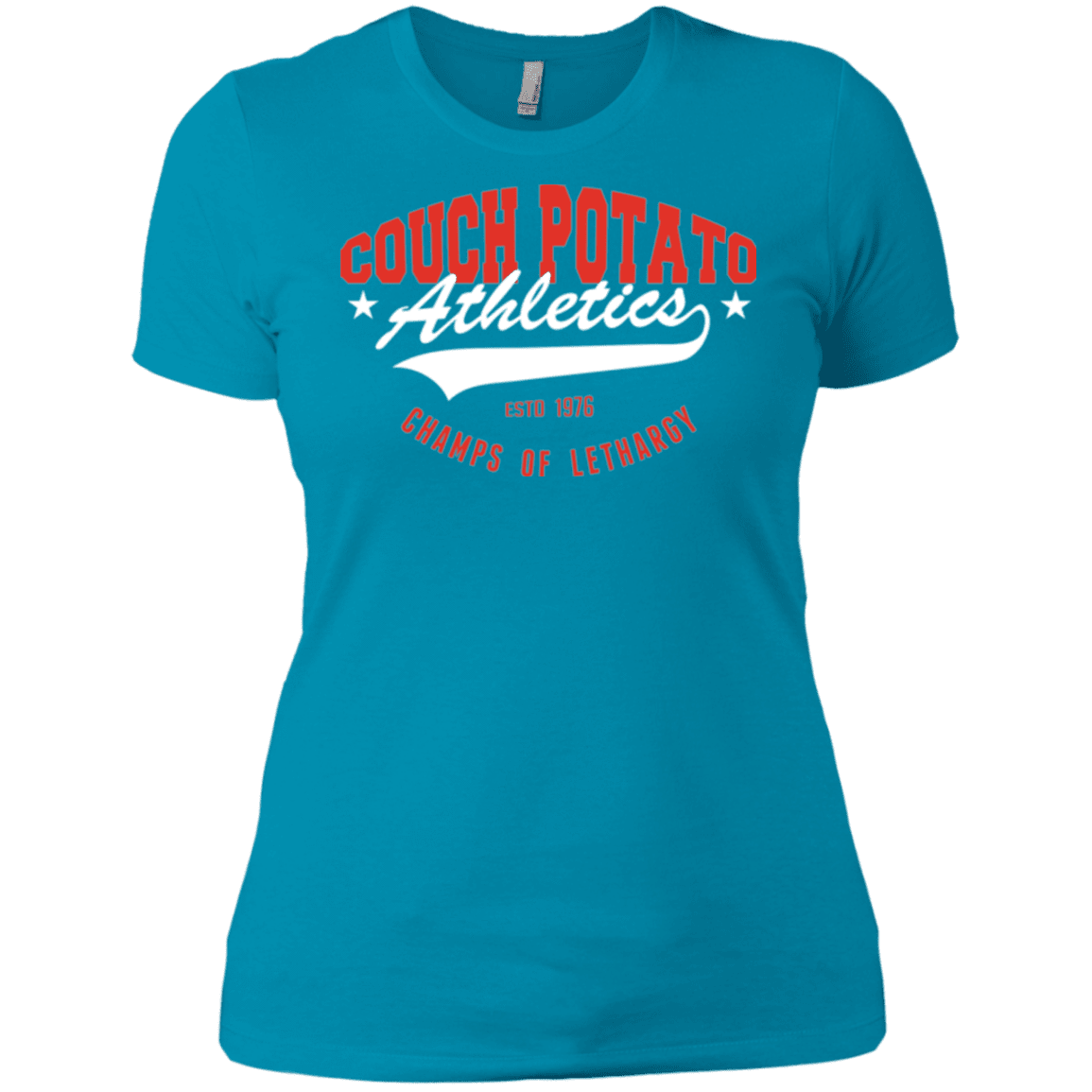 T-Shirts Turquoise / X-Small Couch Potato Women's Premium T-Shirt