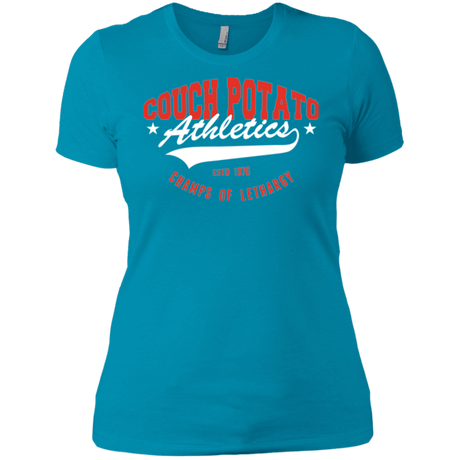 T-Shirts Turquoise / X-Small Couch Potato Women's Premium T-Shirt