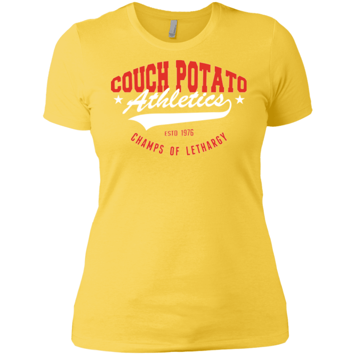 T-Shirts Vibrant Yellow / X-Small Couch Potato Women's Premium T-Shirt