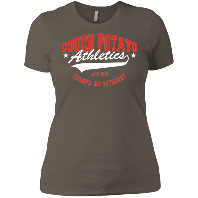 T-Shirts Warm Grey / X-Small Couch Potato Women's Premium T-Shirt