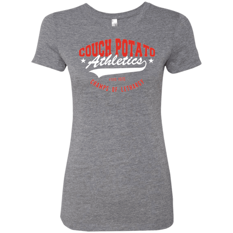 T-Shirts Premium Heather / Small Couch Potato Women's Triblend T-Shirt