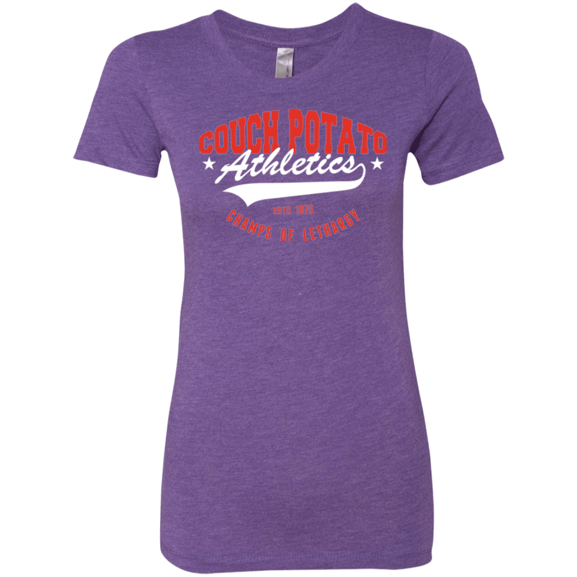 T-Shirts Purple Rush / Small Couch Potato Women's Triblend T-Shirt