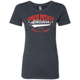 T-Shirts Vintage Navy / Small Couch Potato Women's Triblend T-Shirt