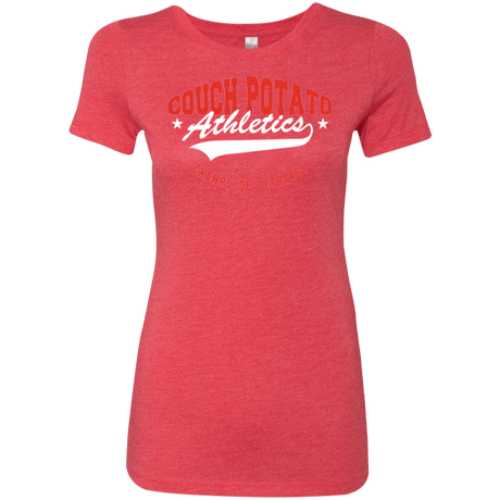 T-Shirts Vintage Red / Small Couch Potato Women's Triblend T-Shirt