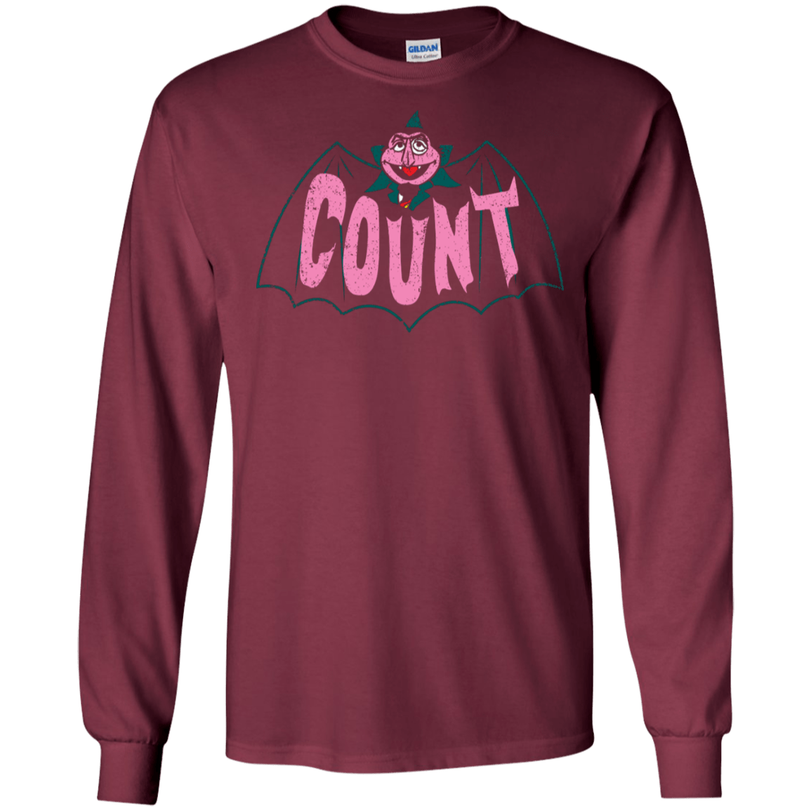 T-Shirts Maroon / S Count Men's Long Sleeve T-Shirt