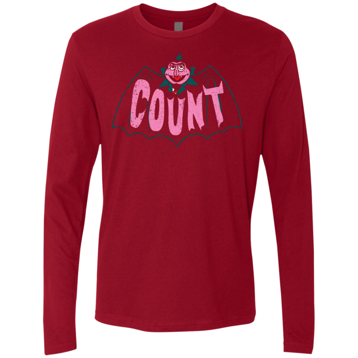 T-Shirts Cardinal / S Count Men's Premium Long Sleeve