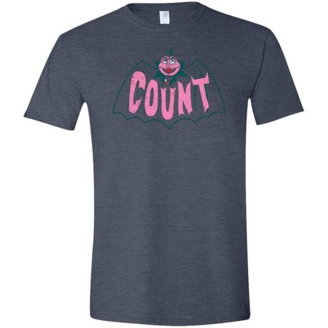 T-Shirts Heather Navy / S Count Men's Semi-Fitted Softstyle
