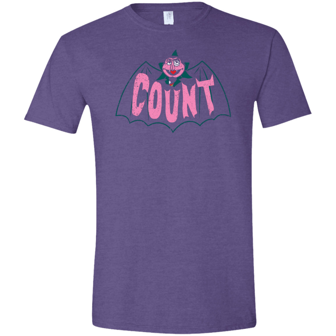 T-Shirts Heather Purple / S Count Men's Semi-Fitted Softstyle