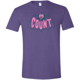 T-Shirts Heather Purple / S Count Men's Semi-Fitted Softstyle