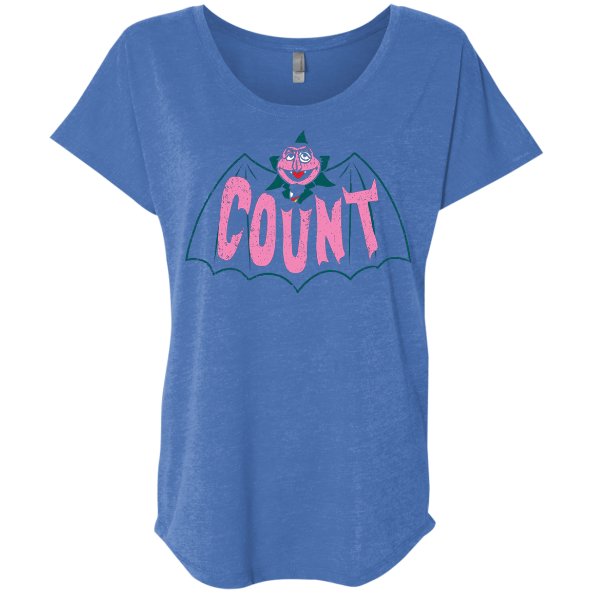 T-Shirts Vintage Royal / X-Small Count Triblend Dolman Sleeve