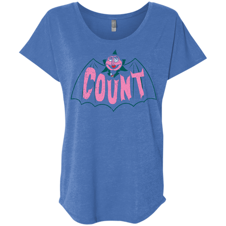 T-Shirts Vintage Royal / X-Small Count Triblend Dolman Sleeve