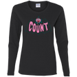 T-Shirts Black / S Count Women's Long Sleeve T-Shirt