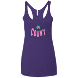 T-Shirts Purple Rush / X-Small Count Women's Triblend Racerback Tank