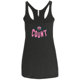 T-Shirts Vintage Black / X-Small Count Women's Triblend Racerback Tank