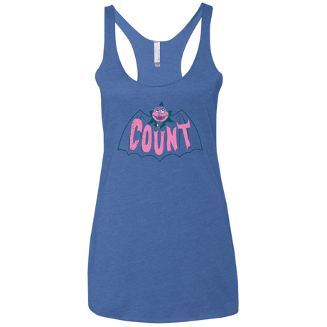 T-Shirts Vintage Royal / X-Small Count Women's Triblend Racerback Tank