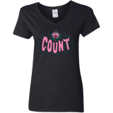 T-Shirts Black / S Count Women's V-Neck T-Shirt