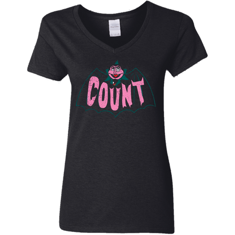 T-Shirts Black / S Count Women's V-Neck T-Shirt