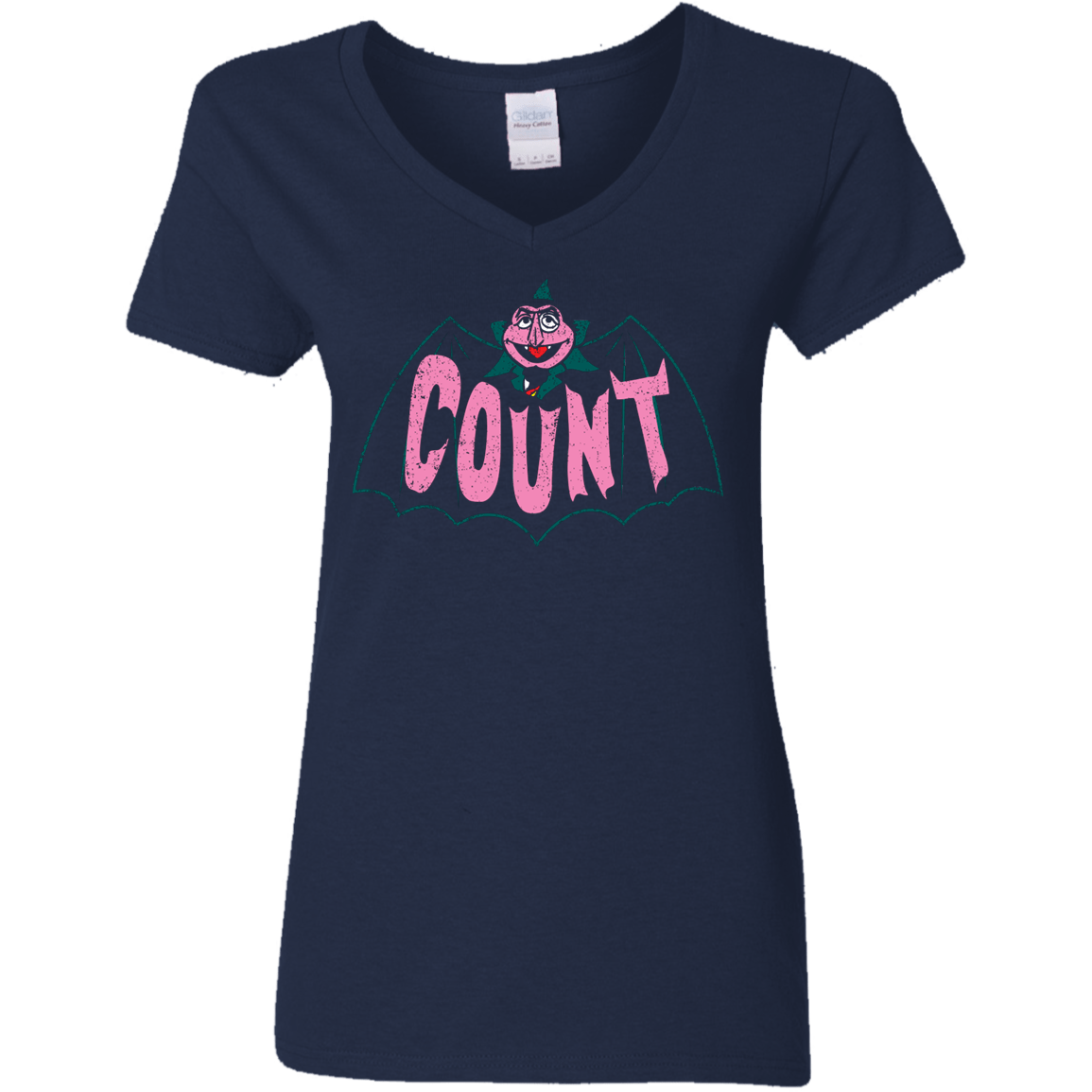 T-Shirts Navy / S Count Women's V-Neck T-Shirt