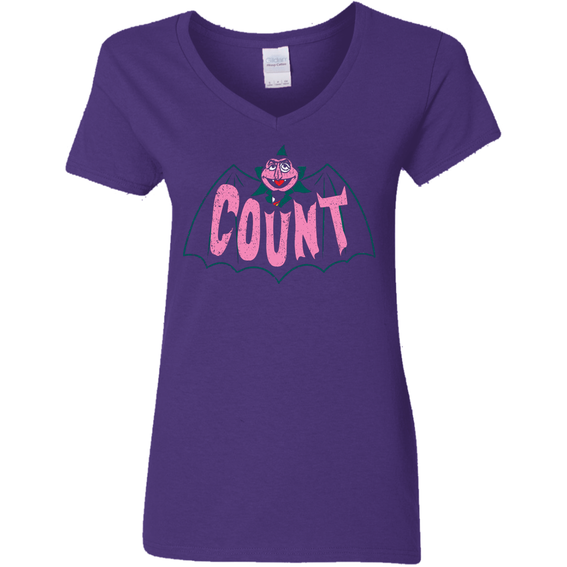 T-Shirts Purple / S Count Women's V-Neck T-Shirt