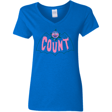 T-Shirts Royal / S Count Women's V-Neck T-Shirt