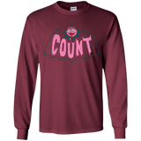T-Shirts Maroon / YS Count Youth Long Sleeve T-Shirt