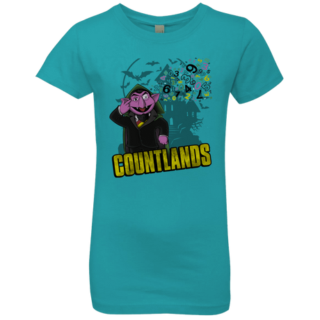 T-Shirts Tahiti Blue / YXS COUNTLANDS Girls Premium T-Shirt