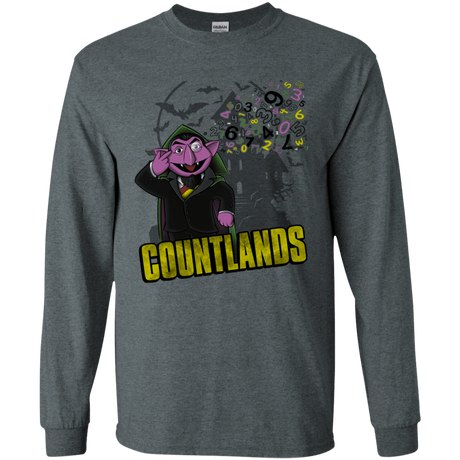 T-Shirts Dark Heather / S COUNTLANDS Men's Long Sleeve T-Shirt