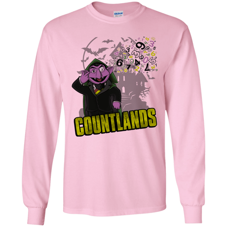 T-Shirts Light Pink / S COUNTLANDS Men's Long Sleeve T-Shirt