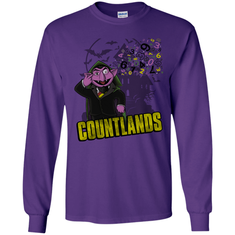 T-Shirts Purple / S COUNTLANDS Men's Long Sleeve T-Shirt