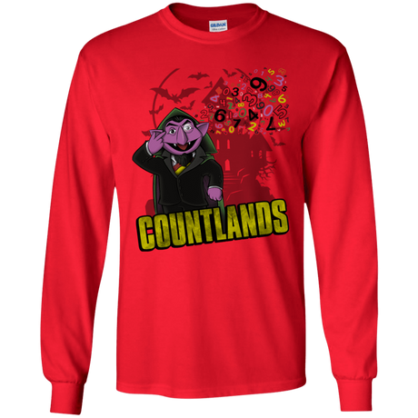 T-Shirts Red / S COUNTLANDS Men's Long Sleeve T-Shirt