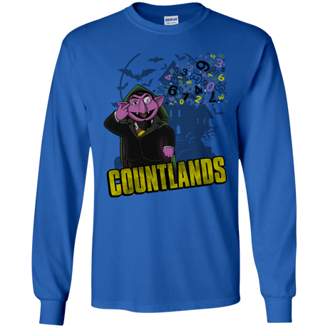 T-Shirts Royal / S COUNTLANDS Men's Long Sleeve T-Shirt