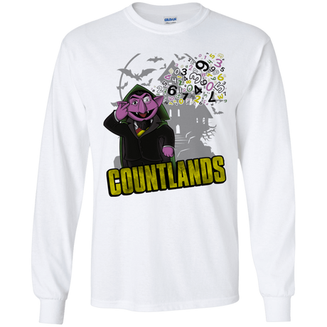 T-Shirts White / S COUNTLANDS Men's Long Sleeve T-Shirt