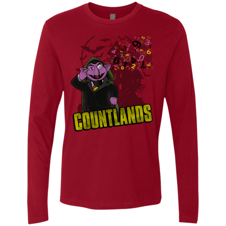 T-Shirts Cardinal / S COUNTLANDS Men's Premium Long Sleeve
