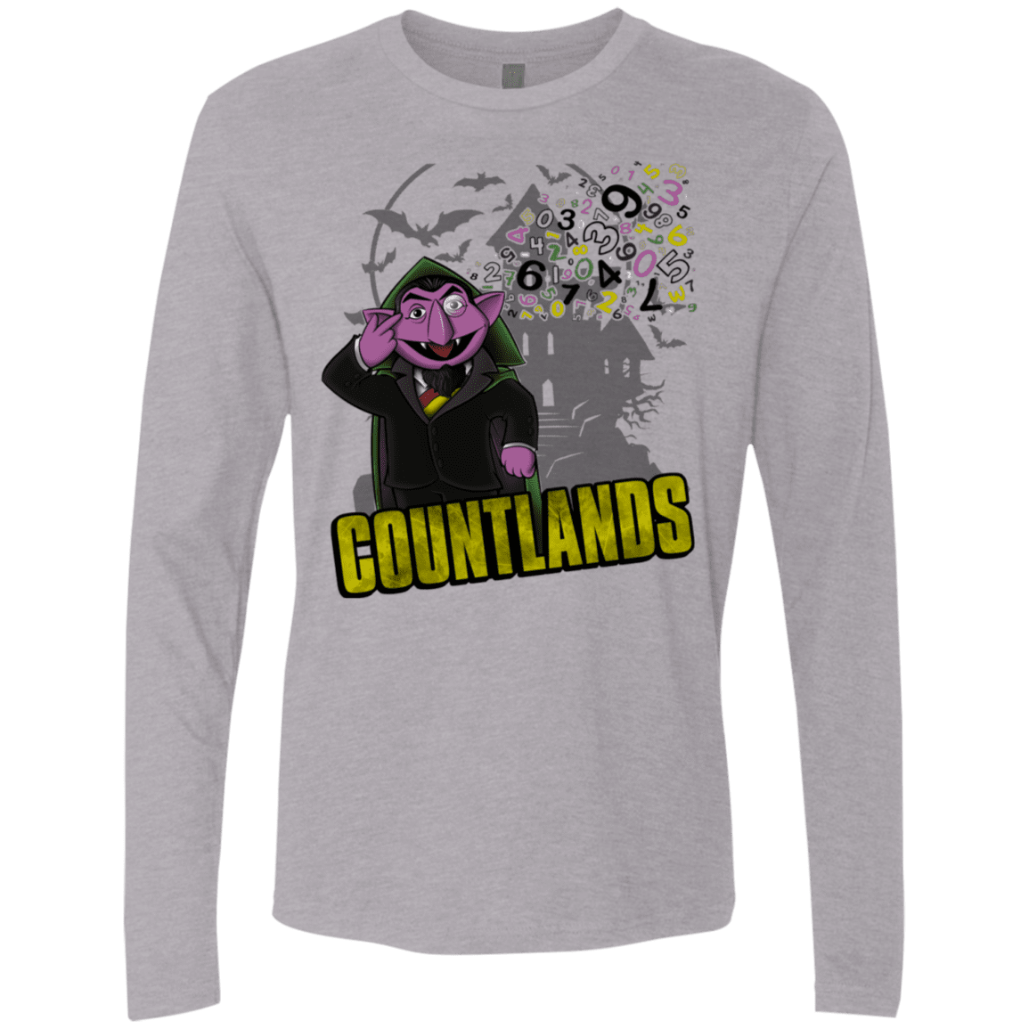 T-Shirts Heather Grey / S COUNTLANDS Men's Premium Long Sleeve