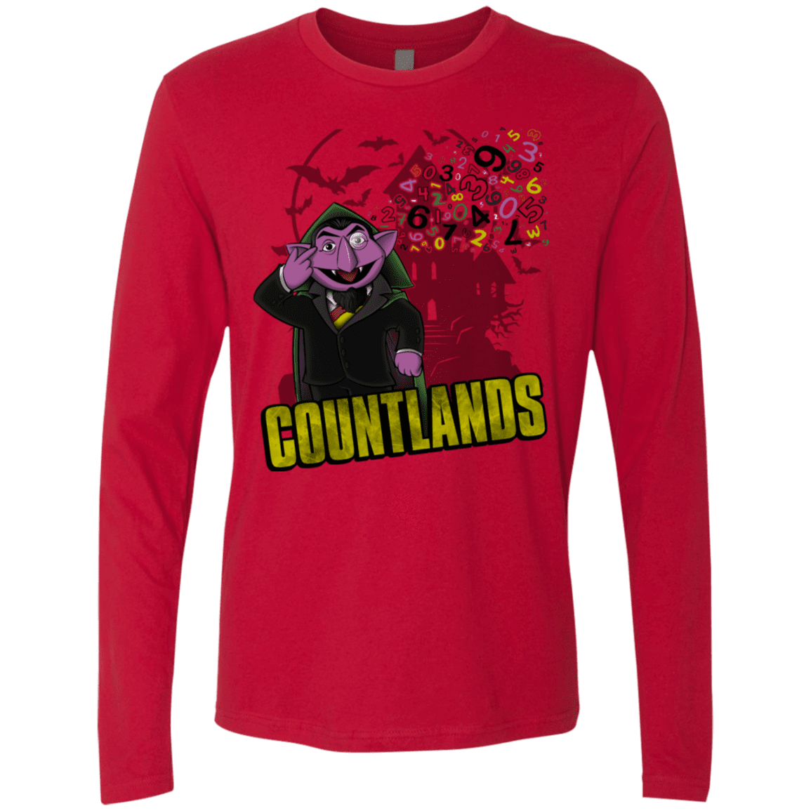 T-Shirts Red / S COUNTLANDS Men's Premium Long Sleeve