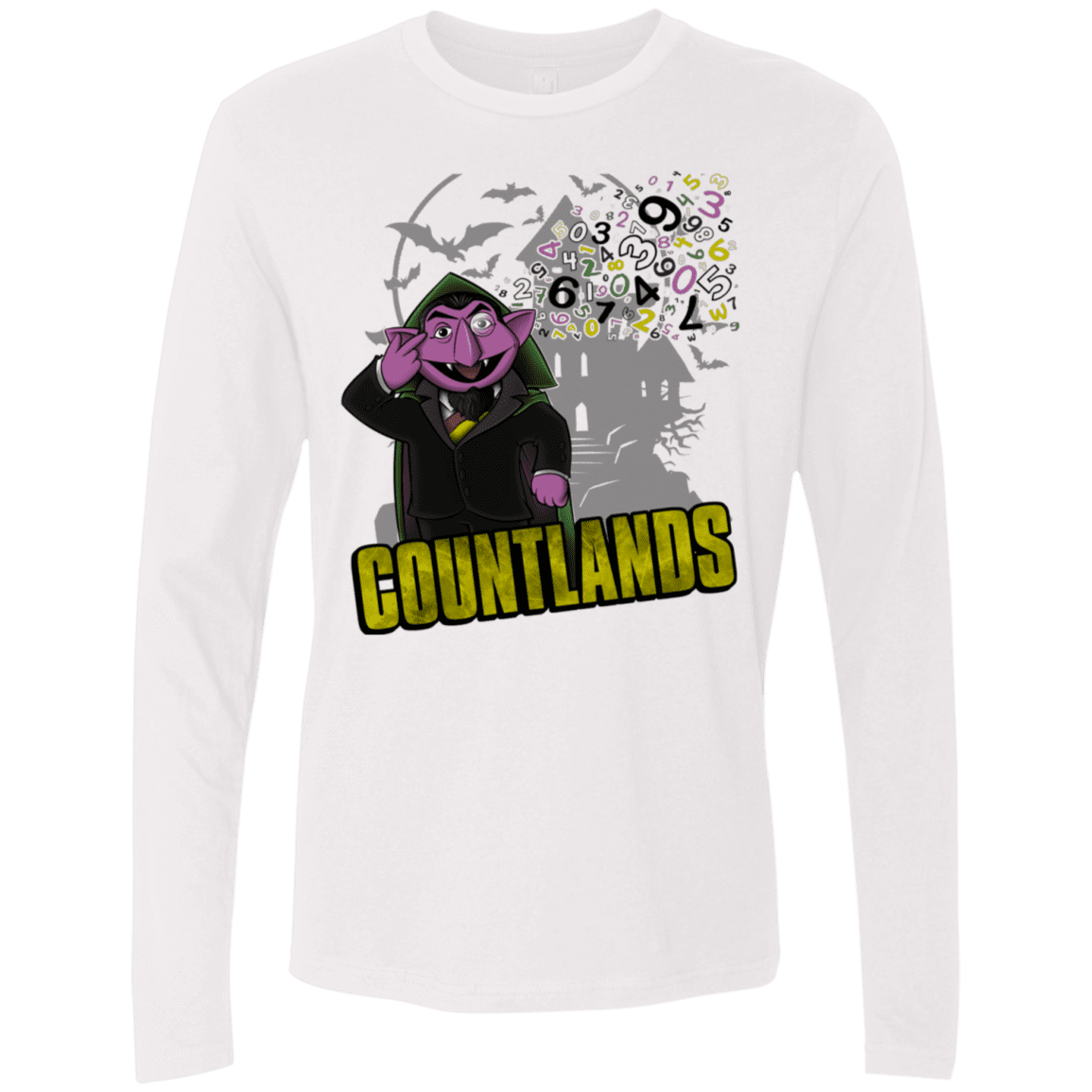 T-Shirts White / S COUNTLANDS Men's Premium Long Sleeve