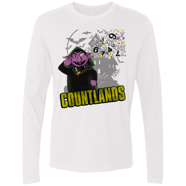 T-Shirts White / S COUNTLANDS Men's Premium Long Sleeve