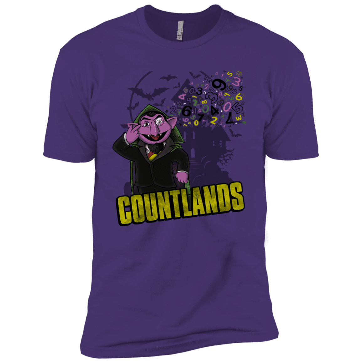 T-Shirts Purple Rush/ / X-Small COUNTLANDS Men's Premium T-Shirt